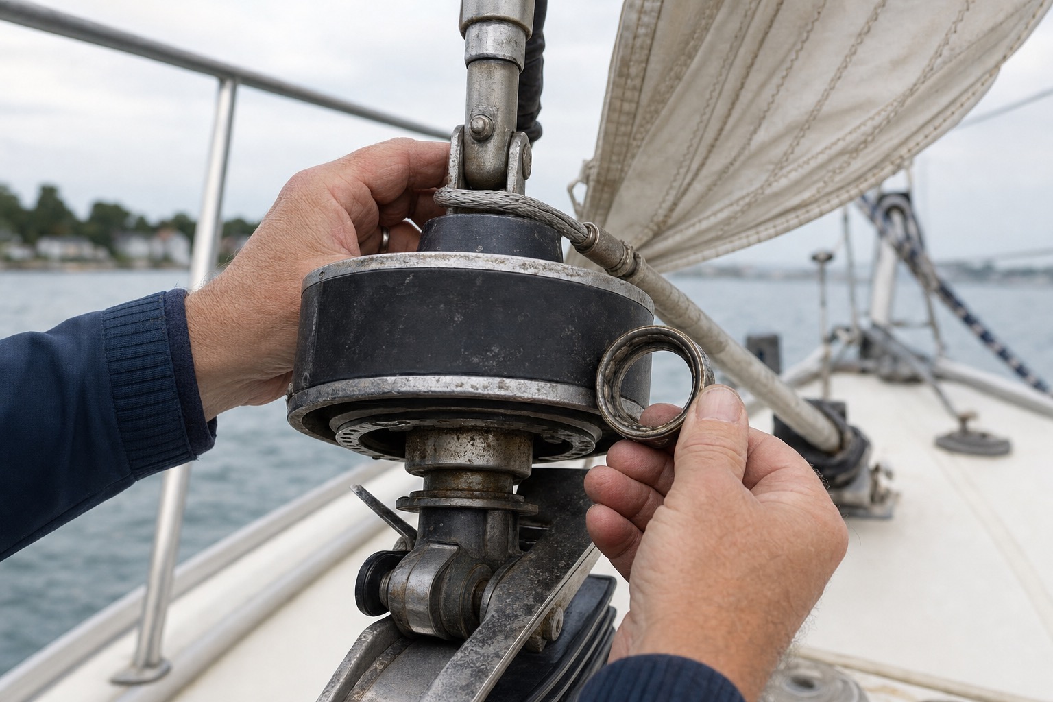 What to Check on a Used Furling System Before You Buy the Boat