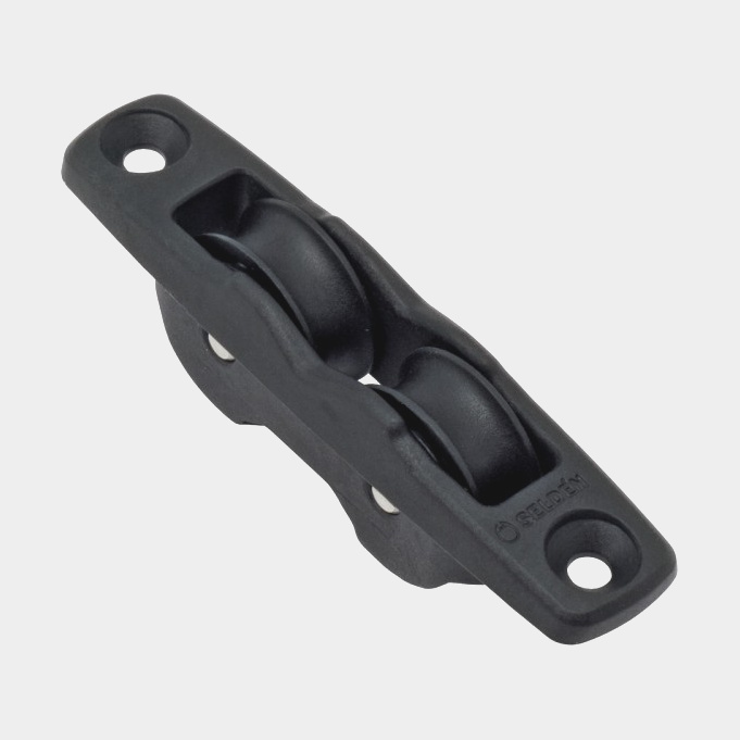 Seldén BBB 20 Dubbelblok Gemonteerd Door Dek Kogellager