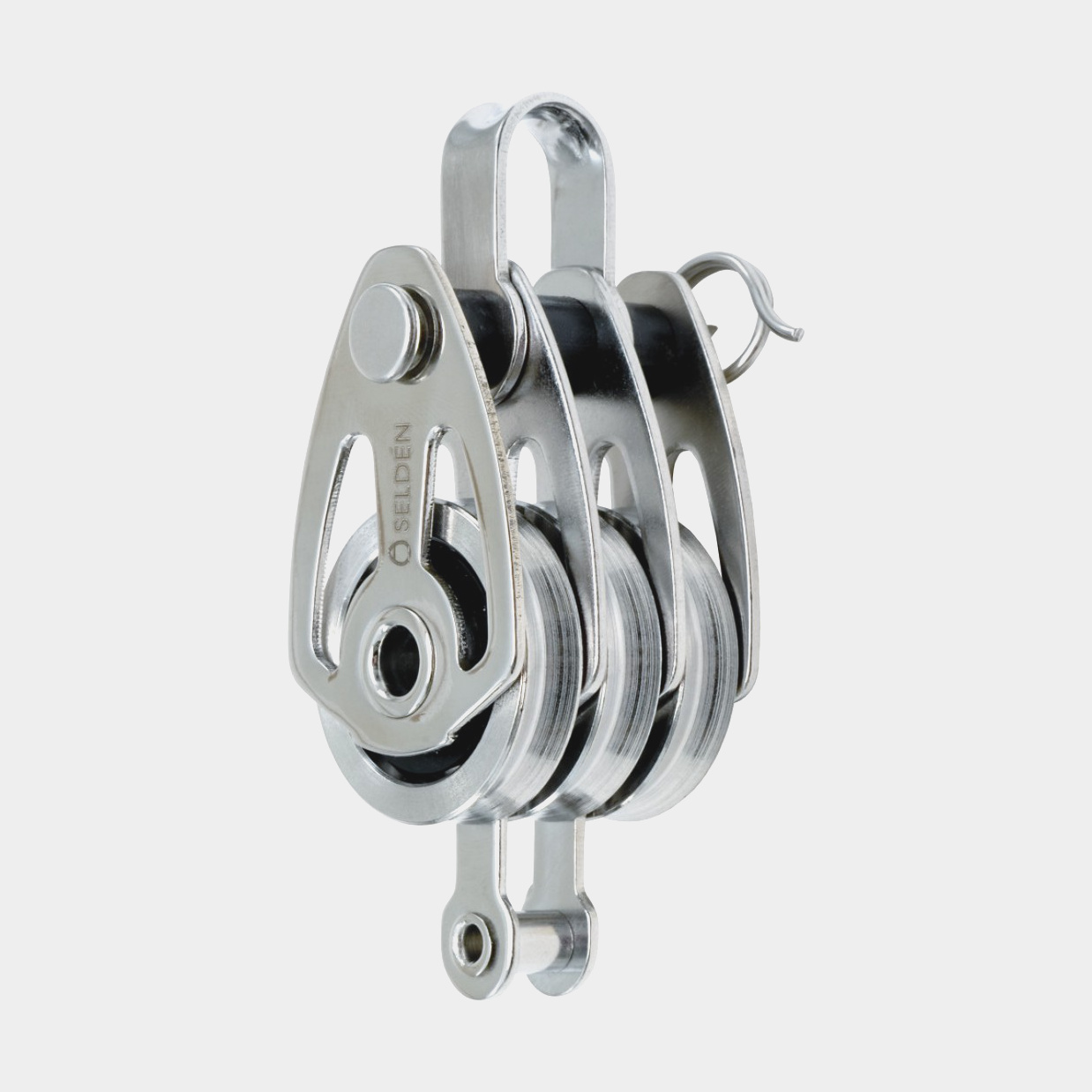 Seldén BBB 25 Tripleblok met D-sluiting met hondsvot