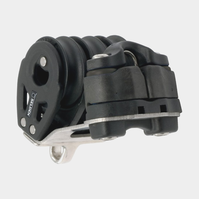 Seldén BBB 30 Tripleblok vast kogellager met schootklem