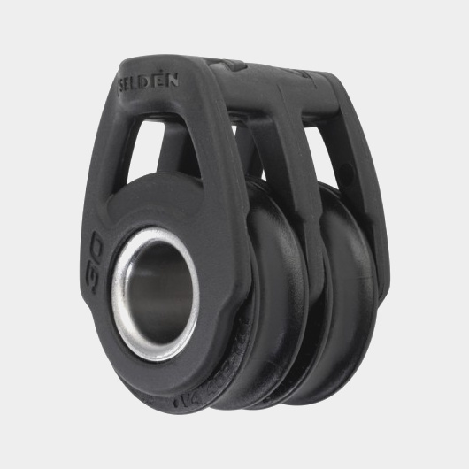 Seldén S30 Dubbelblok vast kogellager met lijnbevestiging