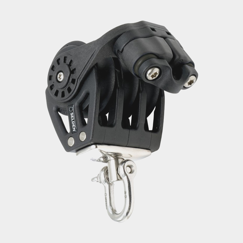 Seldén BBB 40 Tripleblok met D-sluiting met schootklem