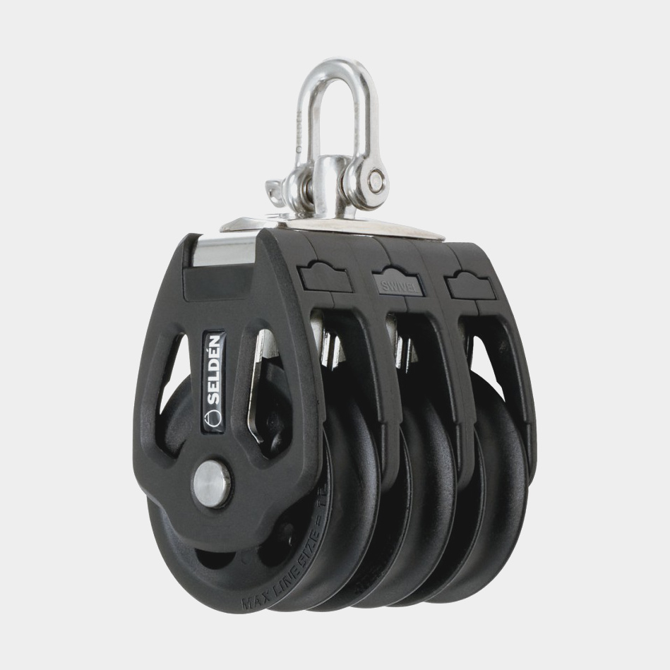 Seldén PBB 50 Tripleblok met D-sluiting Roterend Glijlager