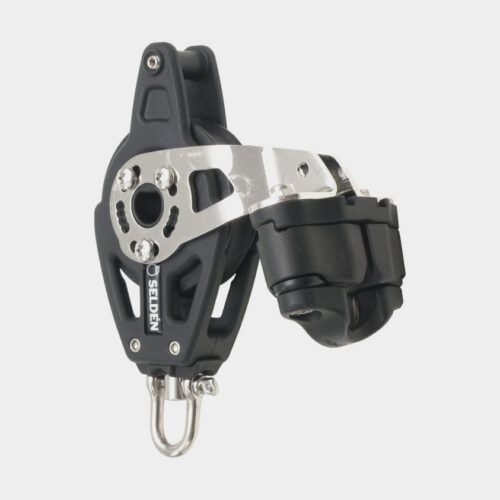 Seldén BBB 60 Enkelblok met hondsvot & schootklem